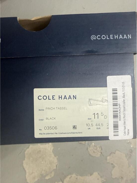 Cole Haan Pinch Tassel Loafers Burgandy Men’s 11.5 D Dress Shoes 03506 NIB